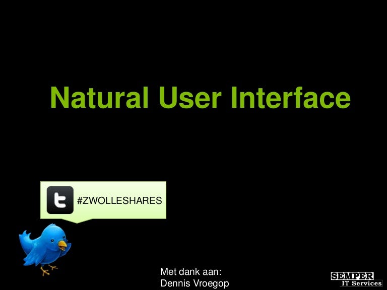 Natural user interface