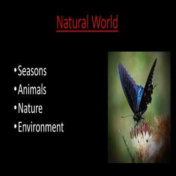 Natural world