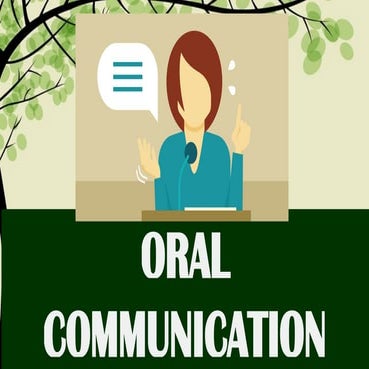 ORAL COMMUNICATON IN CONTEXT POWERPOINTT
