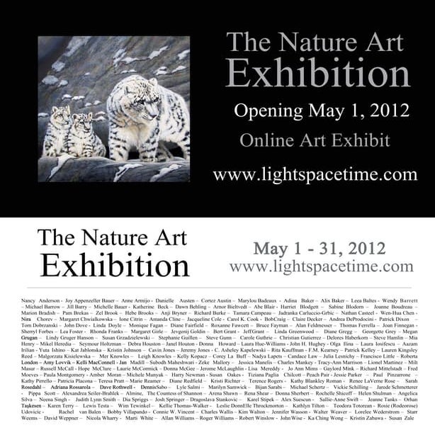 Nature Art Exhibition Event Postcard