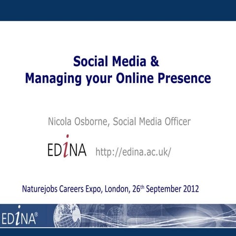 Nature jobsexpo 26sept2012osborne