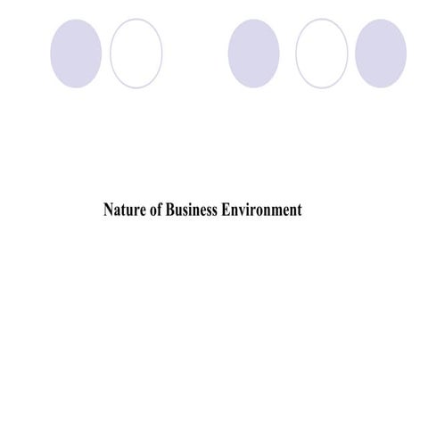 Nature of business environment (2) | PPT