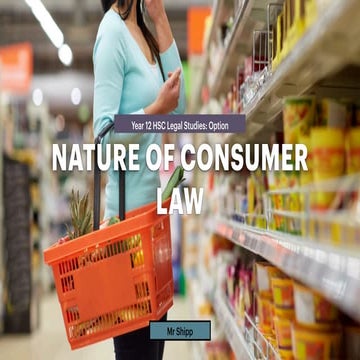 Nature of Consumers