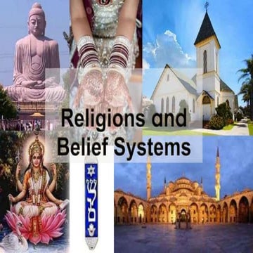 BELIEF SYSTEM: RELIGION AND SPIRITUALITY | PPTX