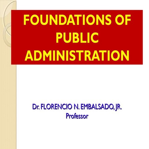 Nature of public administration