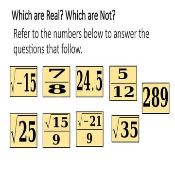 Understanding Real, Rational, and Irrational Numbers Through Quadratic ...