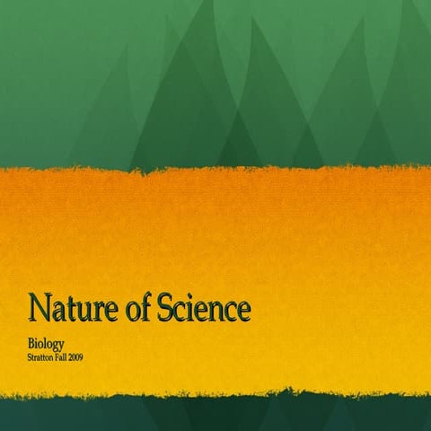 Nature of Science