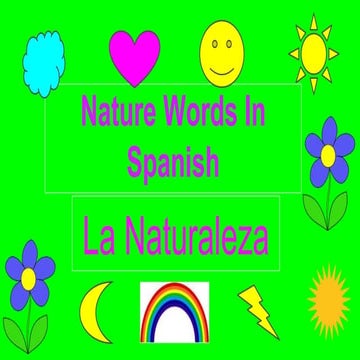 Nature words in spanish