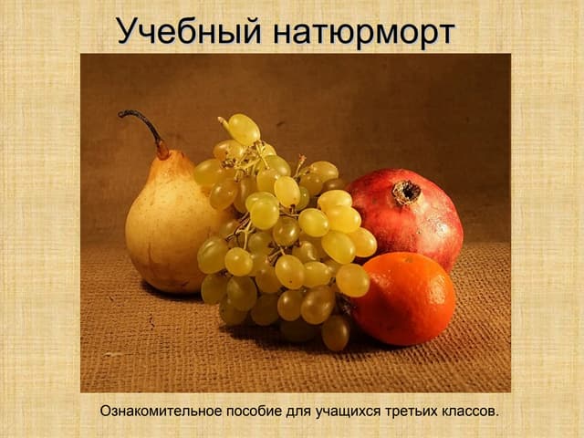 Индивидуальный проект 9 класс натюрморт