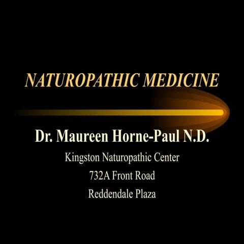 Naturopathic Medicine Display Show