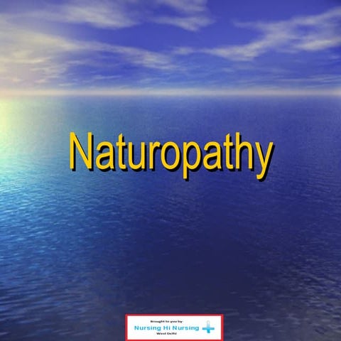 Naturopathy