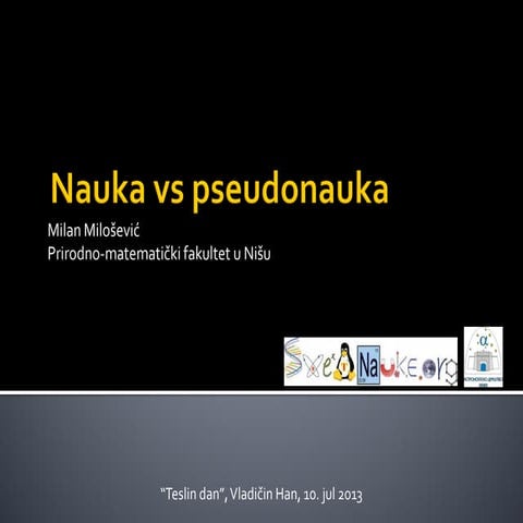 Nauka vs pseudonauka