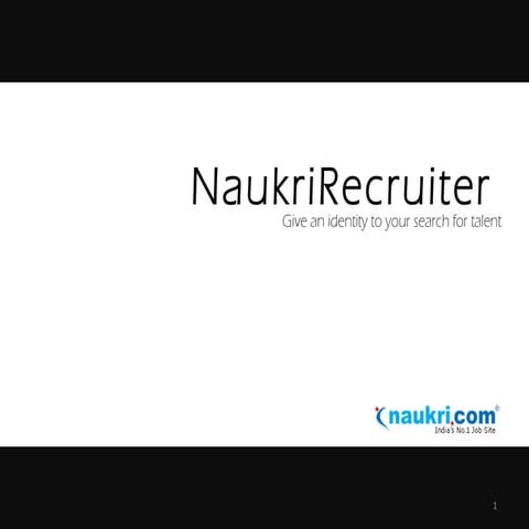 NaukriRecruiter 2.0