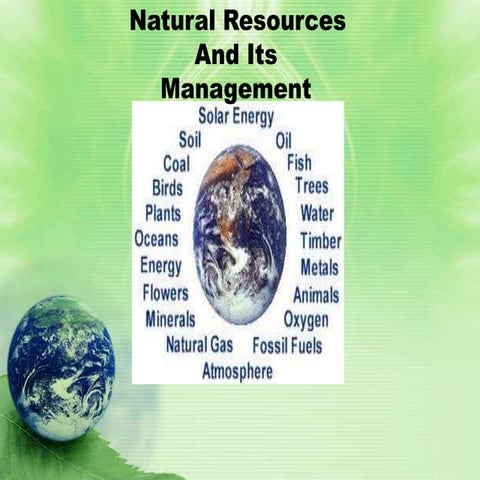 Natural resource management 