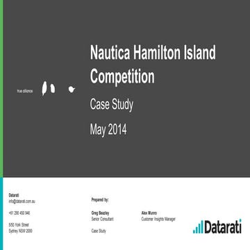 Case Study - Nautica, Hamilton Island
