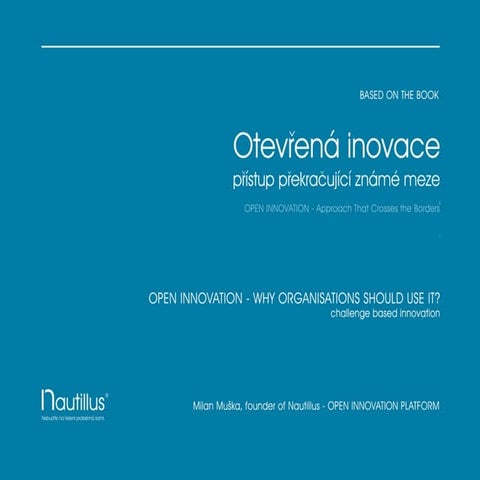 Otevrena inovace, prednaska VSE, Male a stredni podnikani