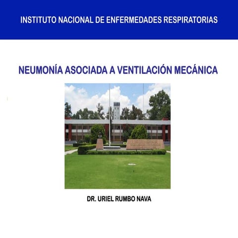 Neumonía asociada a ventilación mecánica