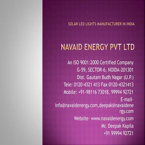 Navaid Energy pvt Ltd