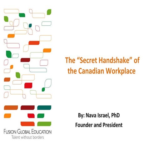 Canadian workplace culture | PPTX