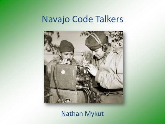 Navajo Code Talkers | PDF