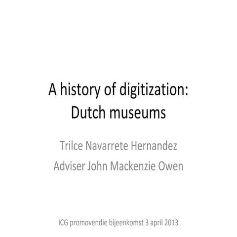 Navarrete A History of Digitization