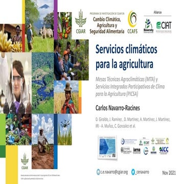 Servicios Climáticos para la Agricultura (ANSC-Guatemala)