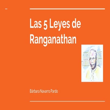Práctica 1: Las leyes de Ranganathan | PDF