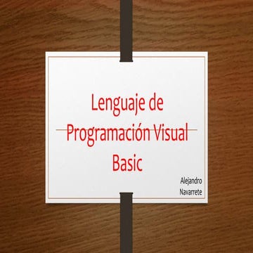 Nava visual basic
