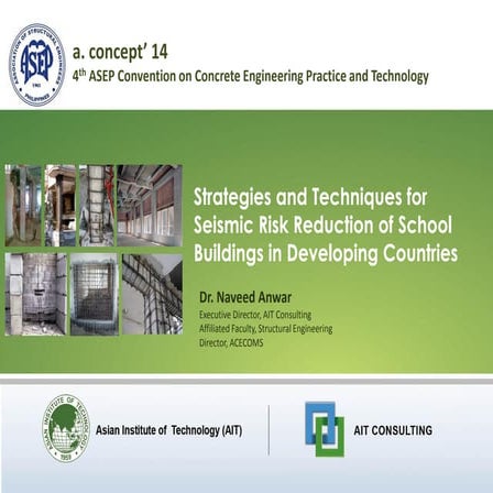 Strategies and Techniques for Seismic Risk Reduction of School Buildings in D...