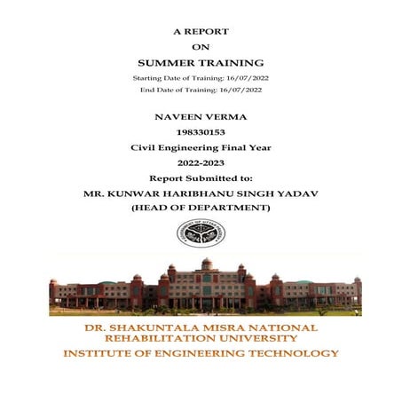 SUMMER TRAINING REPORT ON BUILDING CONSTRUCTION.docx