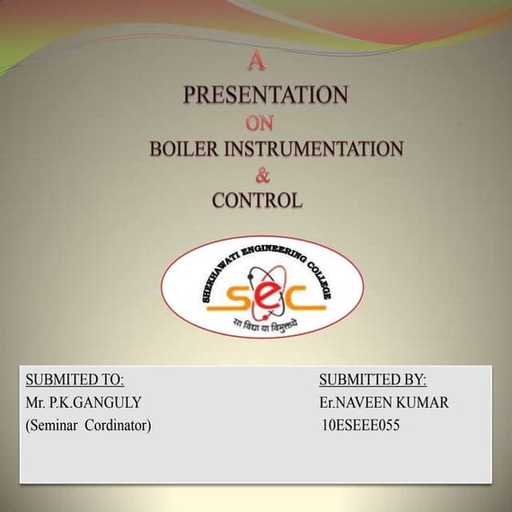 BOILER INSTRUMENTATION PPT
