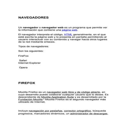Navegadores