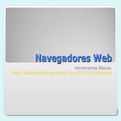 Navegadores web2