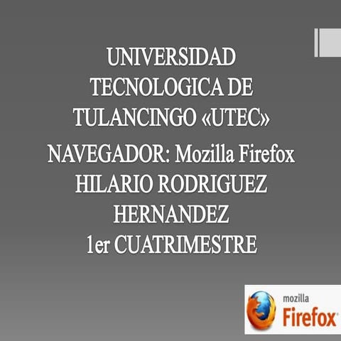 Navegador mozilla firefox