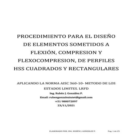 ESPECIFICACION ANSI/AISC 360 Español Español | PDF