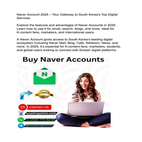_Naver Accounts in 2025 – Unlocking Smart Access to South Korea’s Digital World.pdf