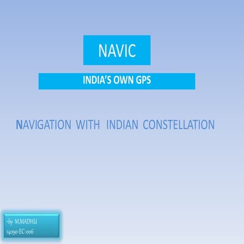 Navic | PPTX