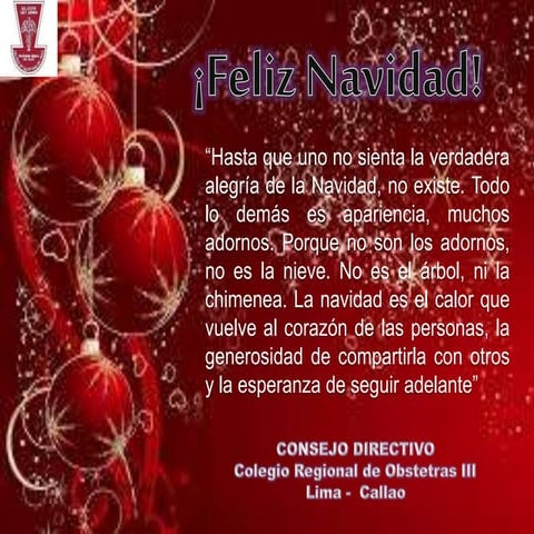 Mensaje navideño | PPS
