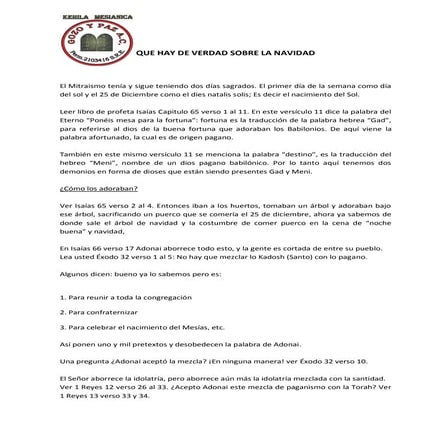 El origen de la navidad | PDF