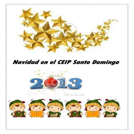 Navidad en el ceip santo domingo. Programa de fiestas