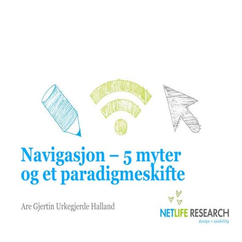 Navigasjon - 5 myter og et paradigmeskifte