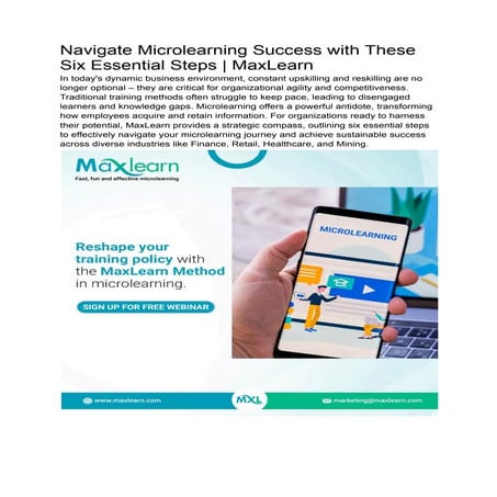 Navigate Microlearning Success with These Six Essential Steps ...