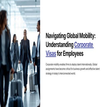 EY Human Capital Conference 2012: A beginners guide to global mobility ...