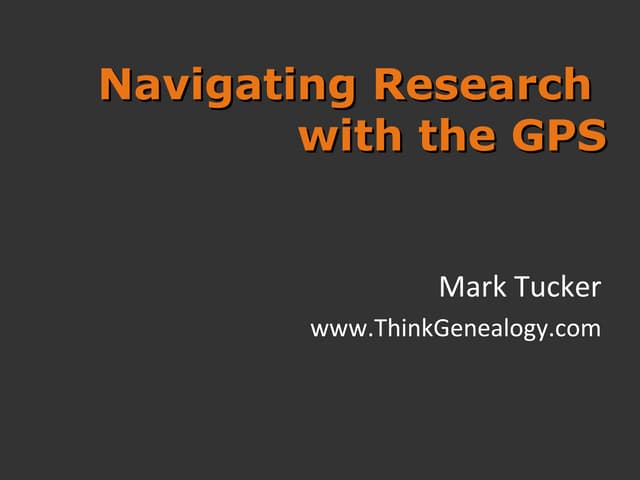Navigating Research with the Geneal...