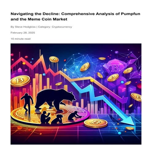 Navigating the Decline: Comprehensive Analysis of Pumpfun and the Meme Coin Market