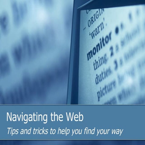 Navigating The Web