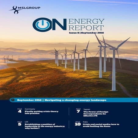 Navigating a Changing Energy Landscape - ON Energy Report Sept 2016