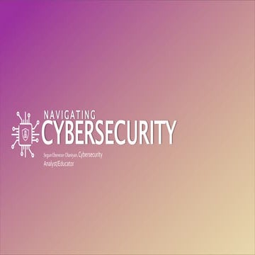 Navigating Cybersecurity