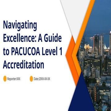 Navigating Excellence: Comprehensive Guide to PACUCOA Level 1 ...