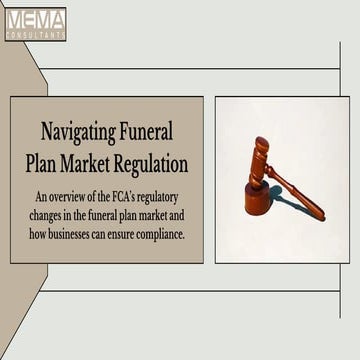 Navigating FCA Regulations in the Funeral Plan Market. | PDF